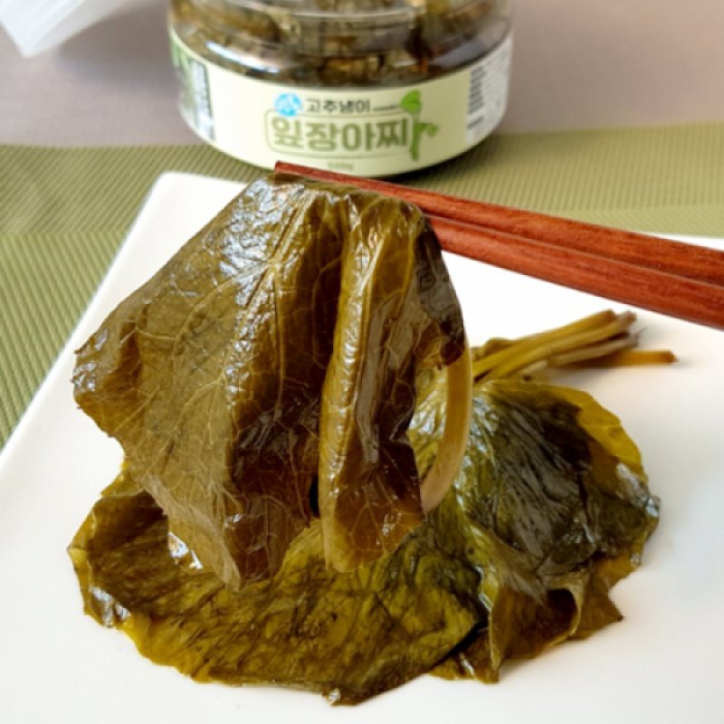 철원샘통고추냉이,철원샘통고추냉이 잎장아찌 500g